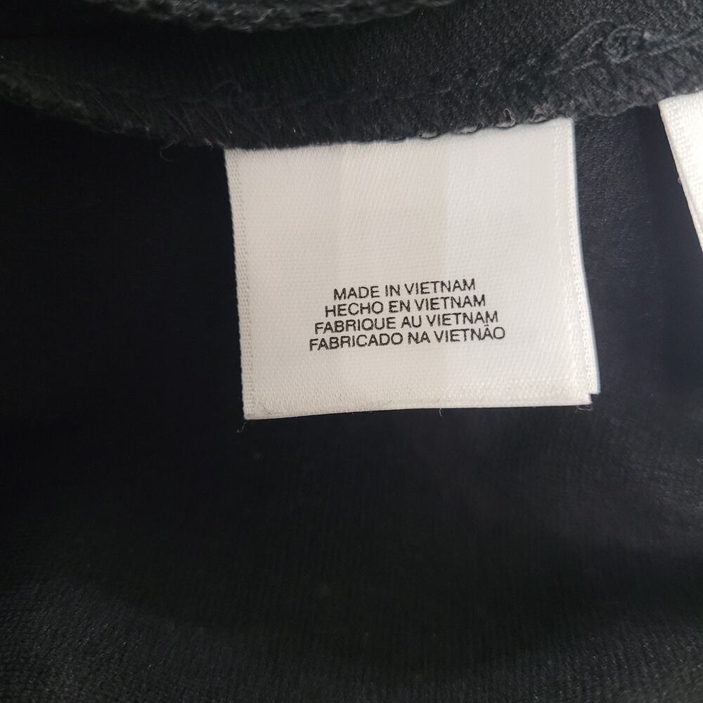 Anne Klein Black Long Sleeve Ruched Minimalist Stretch Sheath Midi Dress Small - Picture 6 of 9